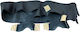 Simoni Racing Car Steering Wheel Cover Tailored made of Leatherette Black with Black Stitching