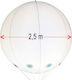 Balon Bubble Jumbo Rotund Alb cu LED 250buc