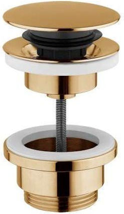 CGS Valve Sink with Overflow Gold