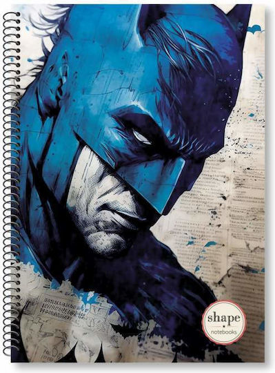 Shape Notebooks Спирал Тетрадка На райета A4 2 Теми Heroes 1бр (Различни дизайни/цветове)