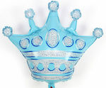 Balloon Foil Jumbo Baby Shower Blue Κορώνα 73cm