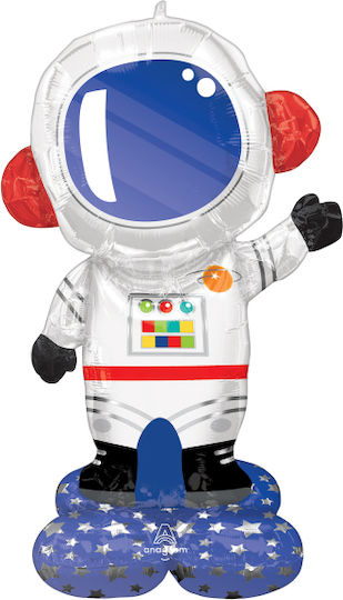 Balloon Foil Jumbo Multicolour AirLoonz Astronaut 144cm
