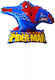 Balon Folie Spiderman Multicolor 25buc