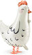 Balloon Foil Jumbo Beige Little hen 60cm