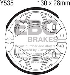 EBC Σιαγώνες Φρένου Πίσω για Yamaha YBR 125 / YBR 250