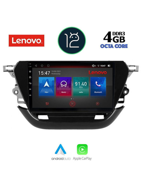 Lenovo Sistem Audio Auto pentru Opel Corsa 2021> (Bluetooth/USB/AUX/WiFi/GPS) cu Ecran Tactil 7"