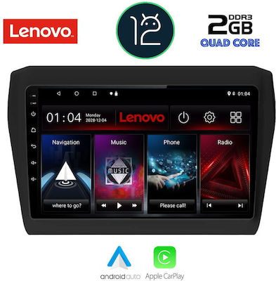 Lenovo Sistem Audio Auto pentru Suzuki Rapid / Jimny 2017> (WiFi/GPS/Apple-Carplay) cu Ecran Tactil 9"