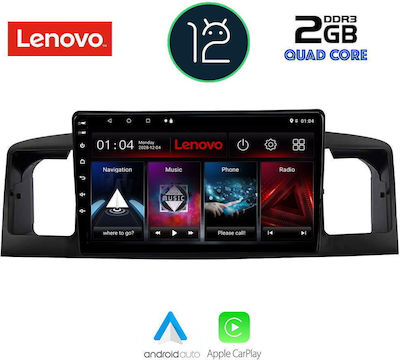 Lenovo Sistem Audio Auto pentru Toyota Corolla 2001-2006 (WiFi/GPS/Apple-Carplay) cu Ecran Tactil 9"