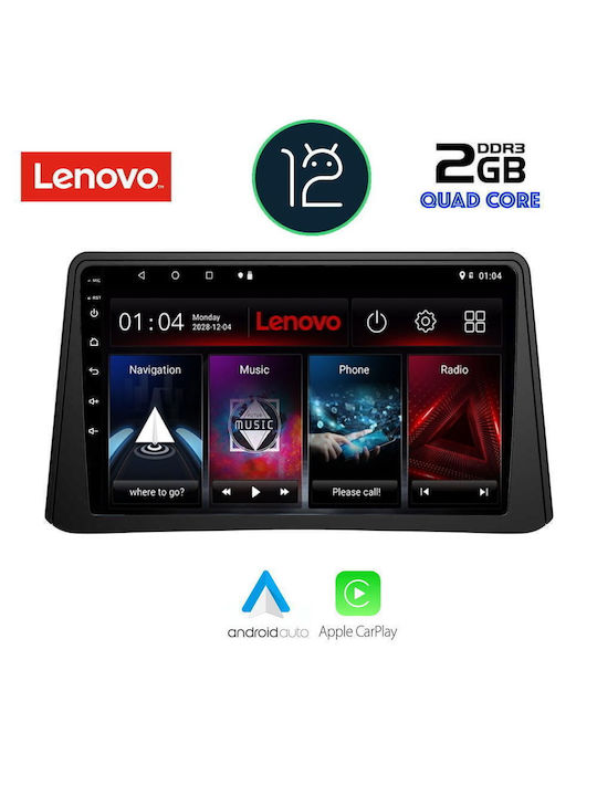 Lenovo Car-Audiosystem für Opel Mokka / Karl 2012-2015 (Bluetooth/USB/AUX/WiFi/GPS/Apple-Carplay) mit Touchscreen 9"