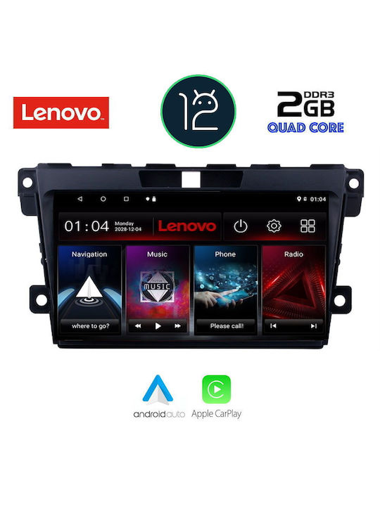 Lenovo Sistem Audio Auto pentru Mazda CX-7 2006-2012 (Bluetooth/USB/AUX/WiFi/GPS/Apple-Carplay) cu Ecran Tactil 9"