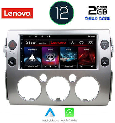 Lenovo Car Audio System for Toyota FJ 2007-2013 (Bluetooth/USB/AUX/WiFi/GPS/Apple-Carplay) with Touch Screen 9"