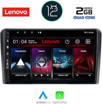 Lenovo Car-Audiosystem für Opel Corsa / Tigra / Vectra / Zafira / Antara / Astra / Meriva / Kombi (Bluetooth/USB/AUX/WiFi/GPS/Apple-Carplay) mit Touchscreen 9"
