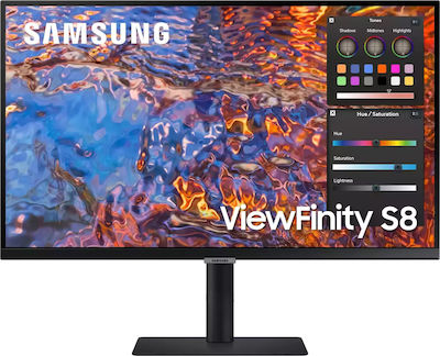 Samsung ViewFinity S8 IPS HDR Monitor 27" QHD 3840x1600 με Χρόνο Απόκρισης 5ms GTG