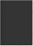 Salko Paper Folder with Rubber Band for Paper A4 Black