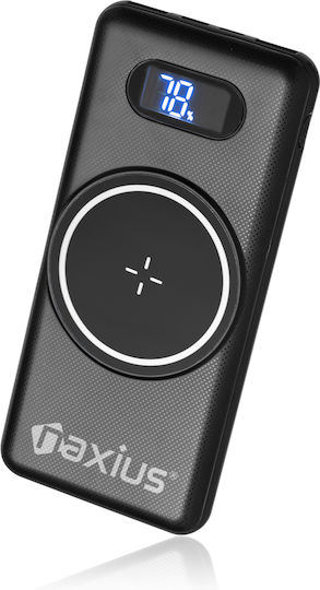 Naxius NXPBNW-CX102 Power Bank 10000mAh 22.5W με 2 Θύρες USB-A Quick Charge 3.0 Μαύρο