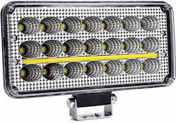 AMiO Ορθογώνιος Προβολέας Αυτοκινήτου LED Mercedes-Benz V 9 - 36V 81W 60cm με Κίτρινο Φωτισμό 1τμχ