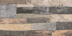 Keros Wall Outdoor Matte Porcelain Tile 46x23cm Multicolour