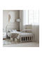 Κρεβάτι Μονό Μεταλλικό Λευκό με Τάβλες για Στρώμα 90x200cm