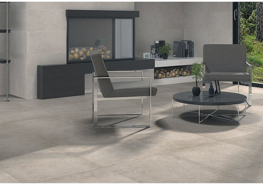 Ecoceramic Πλακάκι Δαπέδου Εσωτερικού Χώρου Πορσελανάτο Ματ 120x60cm Γκρι