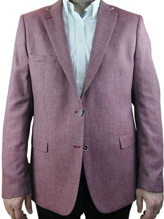 Monte Napoleone Men's Suit Jacket Red