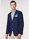 Fragosto Men's Suit Jacket Blue