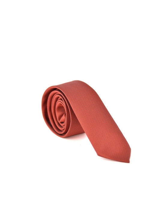 Herren Krawatte Monochrom in Rot Farbe
