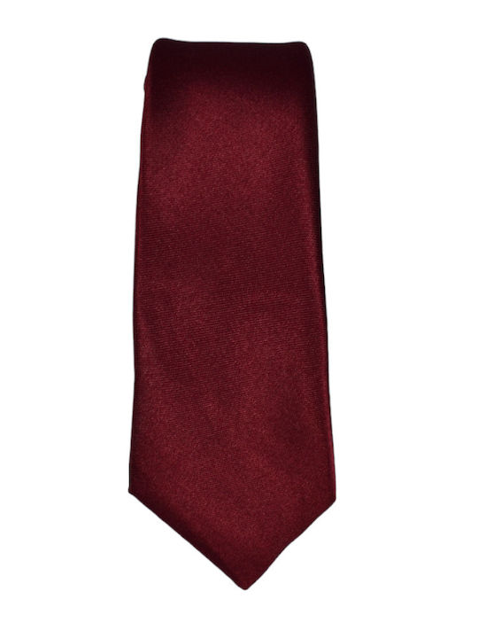 Mezzo Uomo Men's Tie Monochrome Burgundy