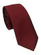 Mcan Ανδρική Γραβάτα Μονόχρωμη σε Μπορντό Χρώμα