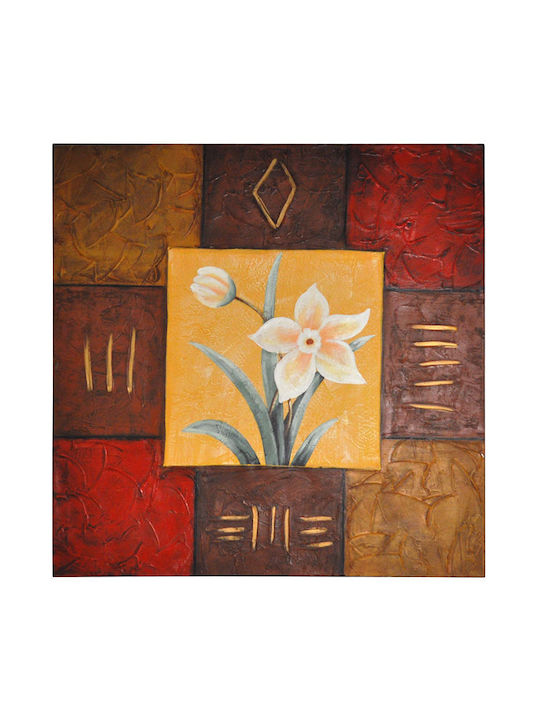 Sinialo Gemälde auf Leinwand 80x80cm
