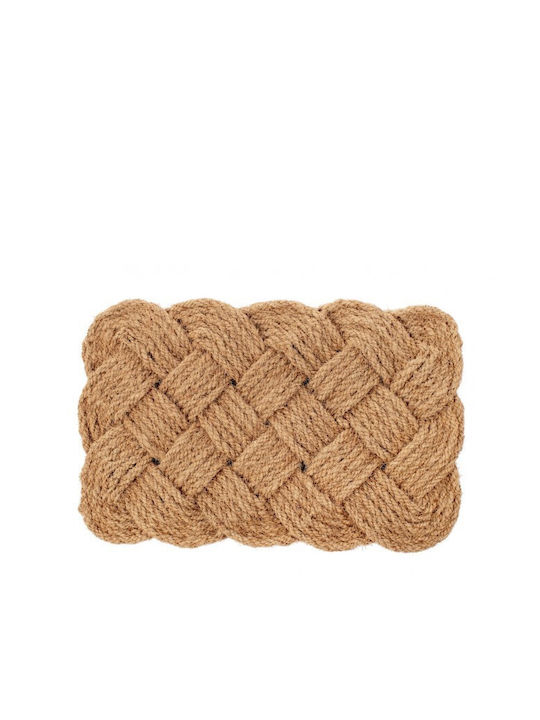 Bizzotto Πατάκι Εισόδου από Κοκοφοίνικα Braid Καφέ 40x60εκ.