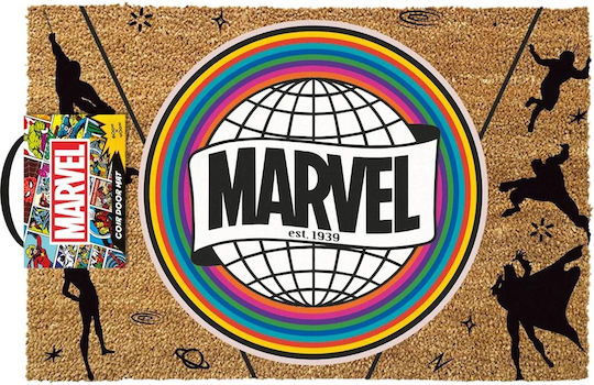 Pyramid International Πατάκι Εισόδου Marvel Energized Καφέ 40x60εκ.