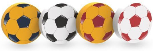 Xella Γόμα για Μολύβι Football (Διάφορα Χρώματα) Γκρι