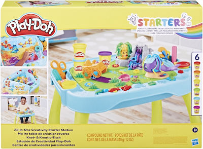 Hasbro Play-Doh Plasticine - Game My First Play Table for 3+ Years, 6pcs F6927