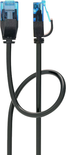 Powertech U/UTP Kat.6a Ethernet Netzwerkkabel 2m Schwarzes