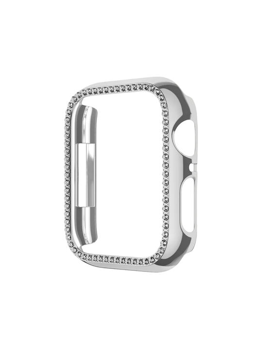 Sonique Plastikhülle in Silber Farbe für Apple Watch 41mm