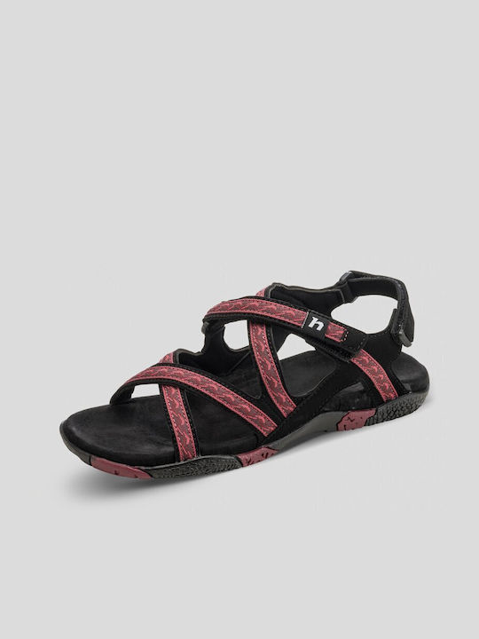 Hannah Damen Flache Sandalen in Rosa Farbe