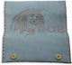 PO.S Bob Marley Lederne Tabaktasche Blau mit magnetischem Verschluss 16.5x7.5cm