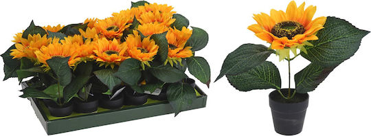Künstliche Pflanze im Töpfchen Schwarz 22cm ArteLibre
