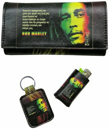 Dino Rossi Tobacco Pouch With Magnetic Clasp 16x9cm Black