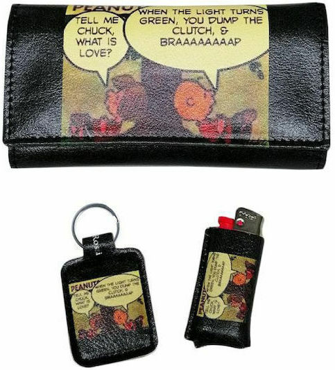 Dino Rossi Lederne Tabaktasche in Schwarz mit magnetischem Verschluss 16x9cm