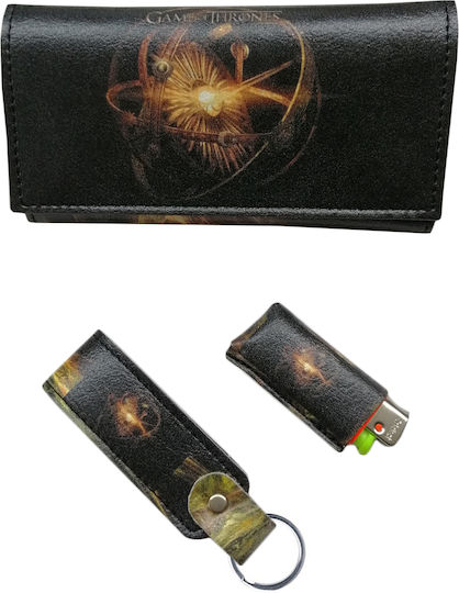 Dino Rossi Tobacco Pouch With Magnetic Clasp 16x9cm Black