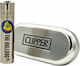 Clipper Αναπτήρας Φλόγας σε Ασημί χρώμα