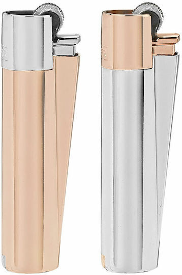Clipper Αναπτήρας Φλόγας σε Ροζ Χρυσό χρώμα