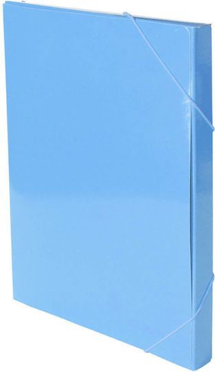 Salko Paper Plastic File Box with Rubber Band 25x3x33cm