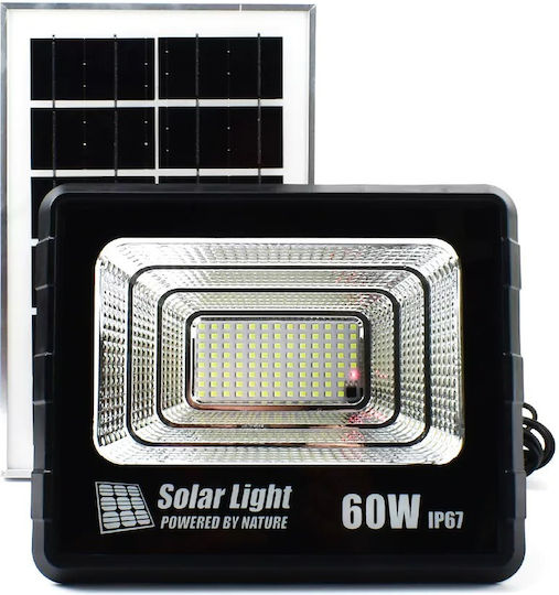 Wasserdicht Solar LED Flutlicht 60W Kaltweiß 6500K IP67