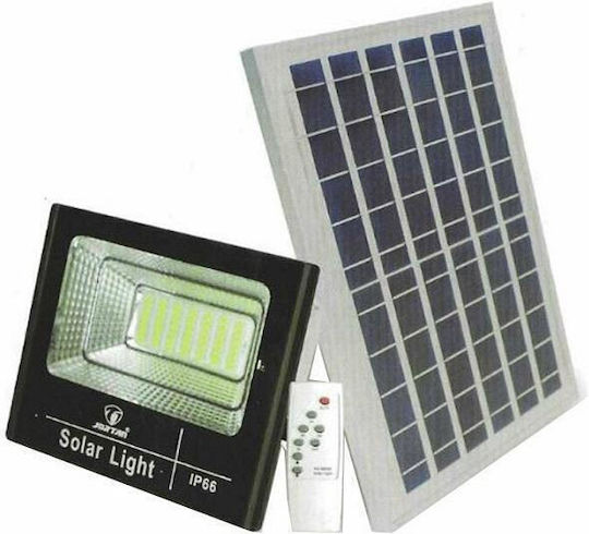 Jortan Wasserdicht Solar LED Flutlicht 100W Kaltweiß 6500K mit Fernbedienung IP66
