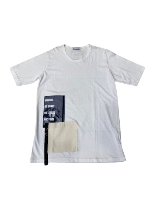 Stefan Fashion T-Shirt Weiß