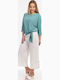 Damen Stoff Hose Weiß