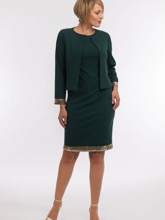 BelleFille Verde Bolero de damă