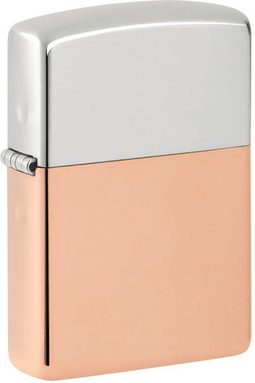 Zippo Bimetal Sammler Feuerzeug Flamme Sterling Silber Deckel